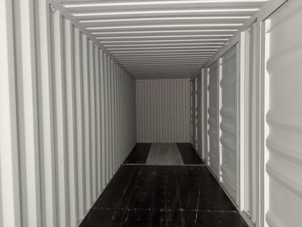 Контейнер 40 Фута high cube с 4 Странични Врати – Херметичен, Сив