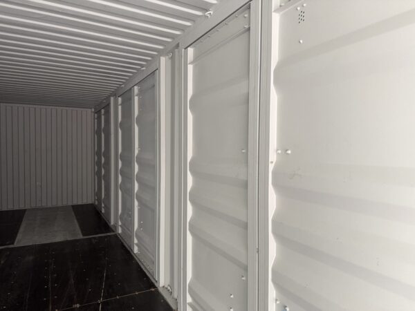 Контейнер 40 Фута high cube с 4 Странични Врати – Херметичен, Сив